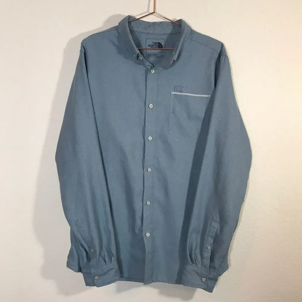 The north face soft button‎ up shirt